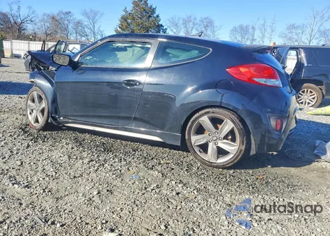 2013 Hyundai Veloster Turbo z USA, uszkodzony, nr VIN KMHTC6AE0DU172234